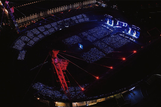 又一舞台奇迹！联诚发LED锥形屏燃爆2024张韶涵巡演现场 