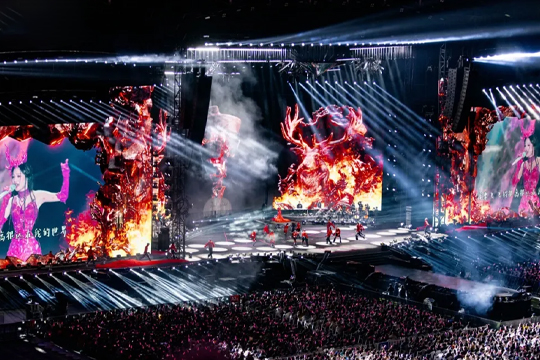 天后回归！联诚发LED巨幕助力张韶涵打造梦幻舞台，唱响哈尔滨！