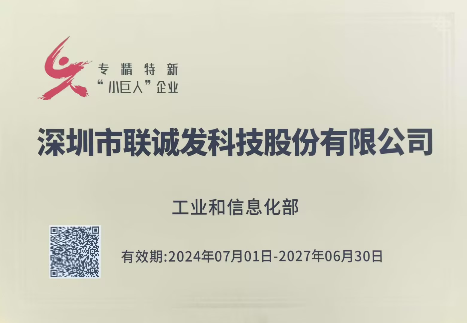 国家专精特新小巨人企业